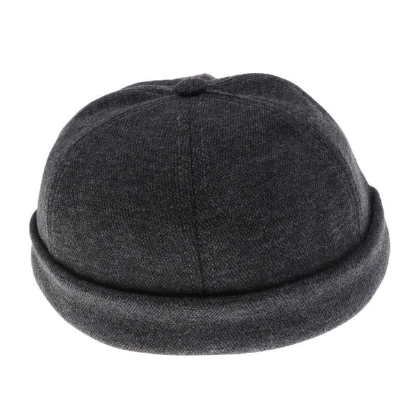3x Mens Skullcap Navy Cap Docker Hat Beanie Sailor Fisherman Retro Hat