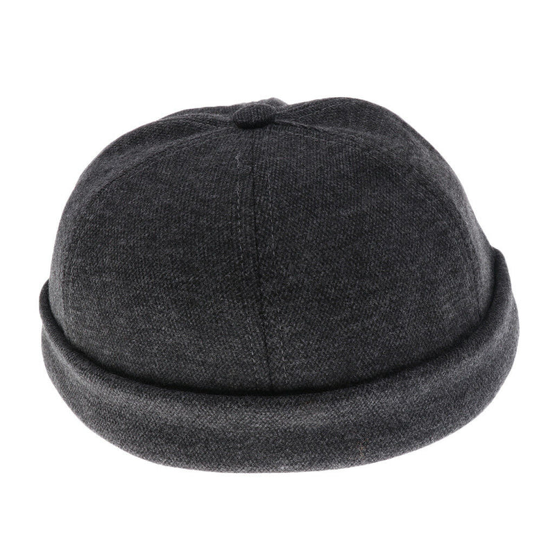 3x Mens Skullcap Navy Cap Docker Hat Beanie Sailor Fisherman Retro Hat