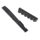 2pcs/Pack Acoustic Folk Guitar Replaceable POM Plastic Lock Nuts Black