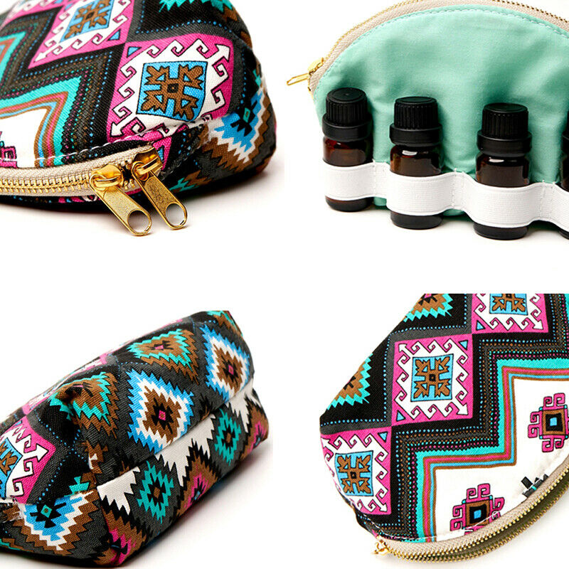 10ml Rolling Bottle Essential Oil Bag Box Canvas Case Essential Oil StorageBagBX