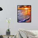 Evening Beach Full Drill Diamond Painting Rhinestone Cross Stitch Mosaic