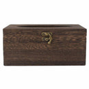 1PC Useful Wooden Retro Tissue Box Cover Paper Napkin Holder Case Home Car De X5