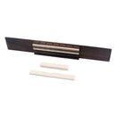 Rosewood Guitar Bridge+ Cattle Bone Guitar Nut+ Saddle for Classic Guitar Kits