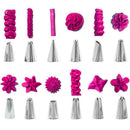 83Pcs Pastry Flower Icing Piping Nozzle Cake Decor Tips Baking Cupcake Tool  Hn