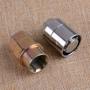 Security Wheel Iron Lug Nut 1X Key + 4 Locks Anti Theft Lock M12 x 1.5 Universal
