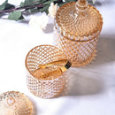 600Ml Crystal Glass Storage Jars Sugar Chocolate Cans Diamond Candy Box Cot