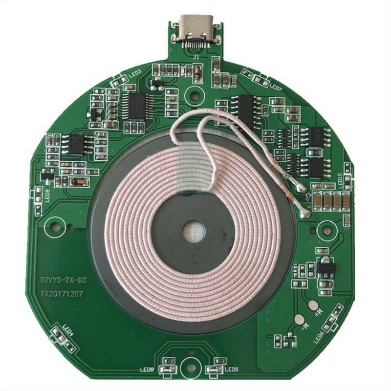 Wireless Charger PCBA Circuit Board with  Coil DIY Wireless Charging Accessory