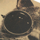 cat sunglasses kraft paper bar poster retro poster decor painting wall sticke!j