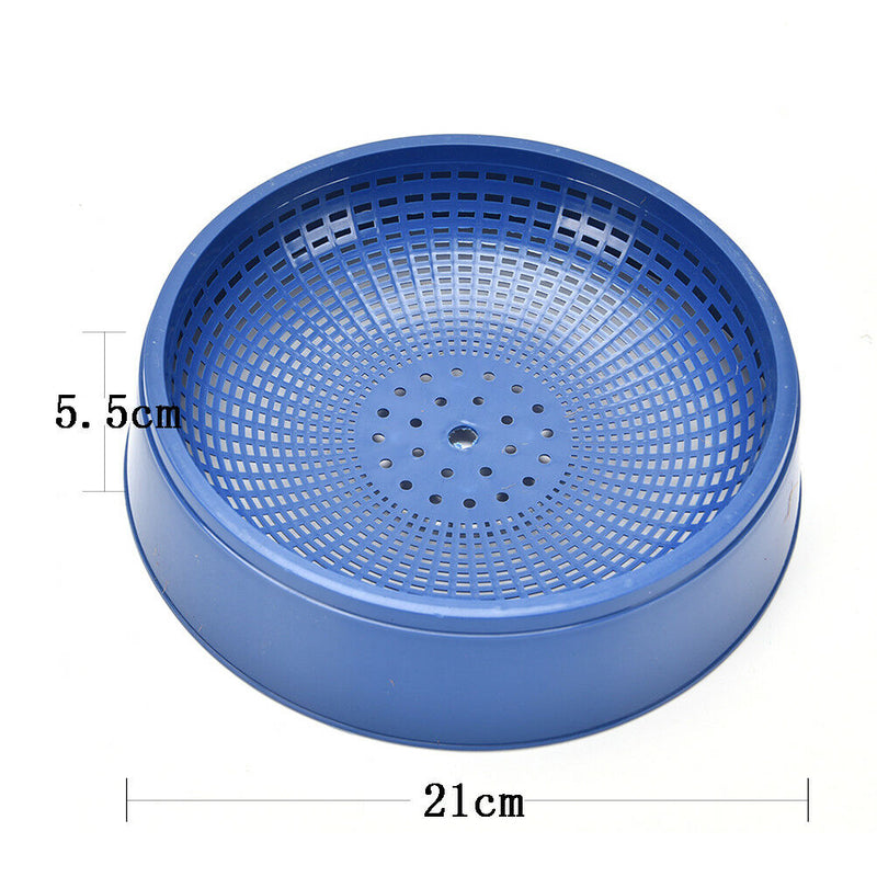 New Blue Pigeon Plastic Bird  Dehumidification Breeding Eggs Basin Nest Bowl MO