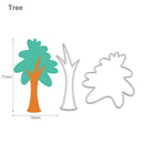 2pcs DIY Tree Cutting Dies Scrapbooking/Photo Album Embossing Metal Stencil