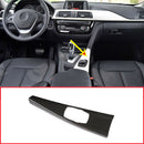 Carbon Fiber Abs Plastic Interior Multimedia Panel Cover Trim For Bmw 3 Ser