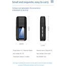 Bluetooth 5.0 Receiver Transmitter 2 In 1 LCD Screen Adapter with HIFI Sound