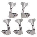 Musical Instrument 3L2R Chrome Tuning Peg Tuner Machine Heads for Bass Parts