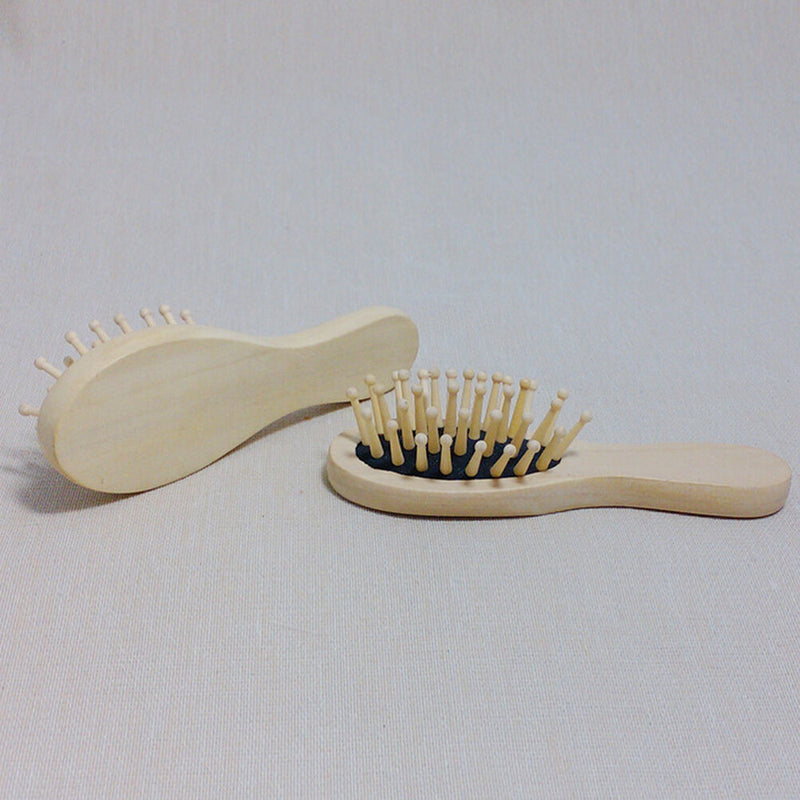 Prevalent Wooden Natural Bamboo Hair Vent Brush Keratin Care Massager Comb A Gw