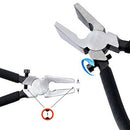 Glass Running Pliers Tool and 30 Pieces 25Mm Keyring Hardware Key Chain Sep V3L9