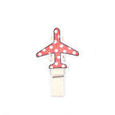 10x Newly cartoon plane wooden clip photo paper craft diy clips clothespin'clips