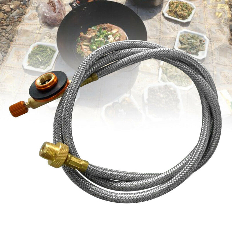 Picnic Extension Tube BBQ Pipe Accessories Camping Gas Stove Copper Outdoor