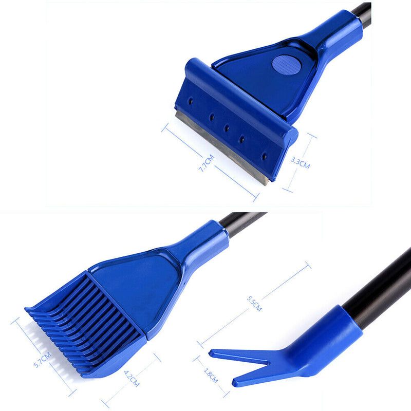 5PCS/Set Algae Scraper Gravel Cleaning Kit Complete Tank Aquarium Rake Fish Net