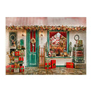 Christmas Background Cloth Snows Santa Claus Fabric Decor Photographic Backdrops
