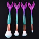 4pcs Professional Foundation Powder Eyeshadow Face Brush Makeup Brushes Set