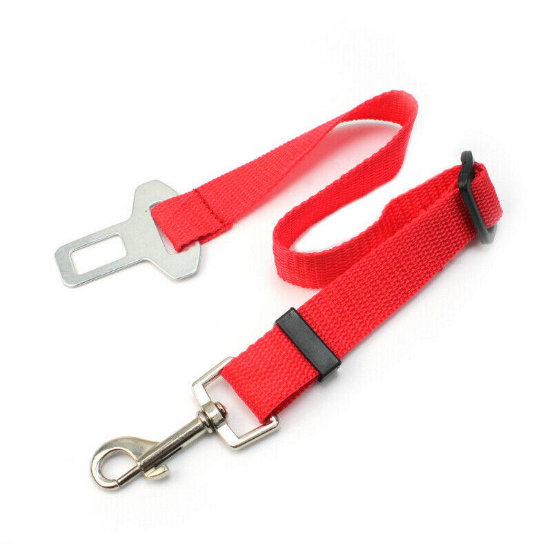 1x Adjustable Car Auto Safety Leash Dog Cat Buckle Seatbelt Seat Belt H FIL