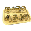 9 Pcs/set Number Letter Cookie Biscuit Stamp Cutter Embosser Cake Mould New