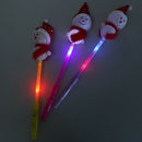 Light-Up Toys Christmas LED Flashing Sticks Kids Christmas Snowman Decor Gi 3C