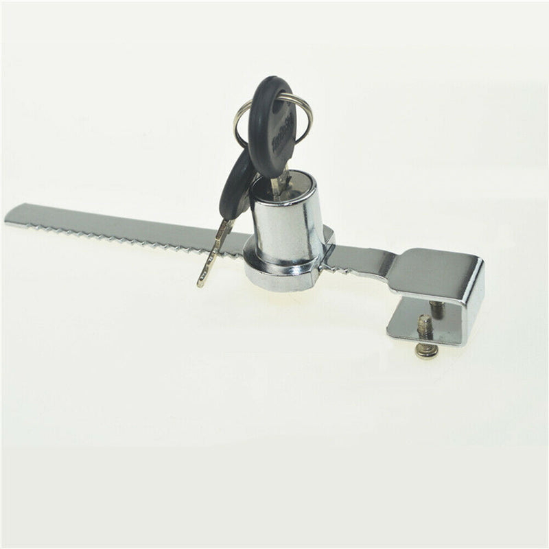 Lock+2Keys Glass Door Keyed Push Showcase Reptile Display Cabinet Sliding Intrig