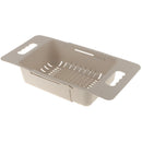 Dish Fruit Washing Drying Rack Kitchen Over the Sink Drainer Organizer Beige