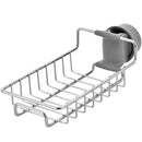 Sponge Holder, Adjustable Stainless Steel Faucet Mounted Sponge Holder For
