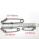 10 lot Stainless Steel Longline Snap Clips High Strength Fishing Tackles