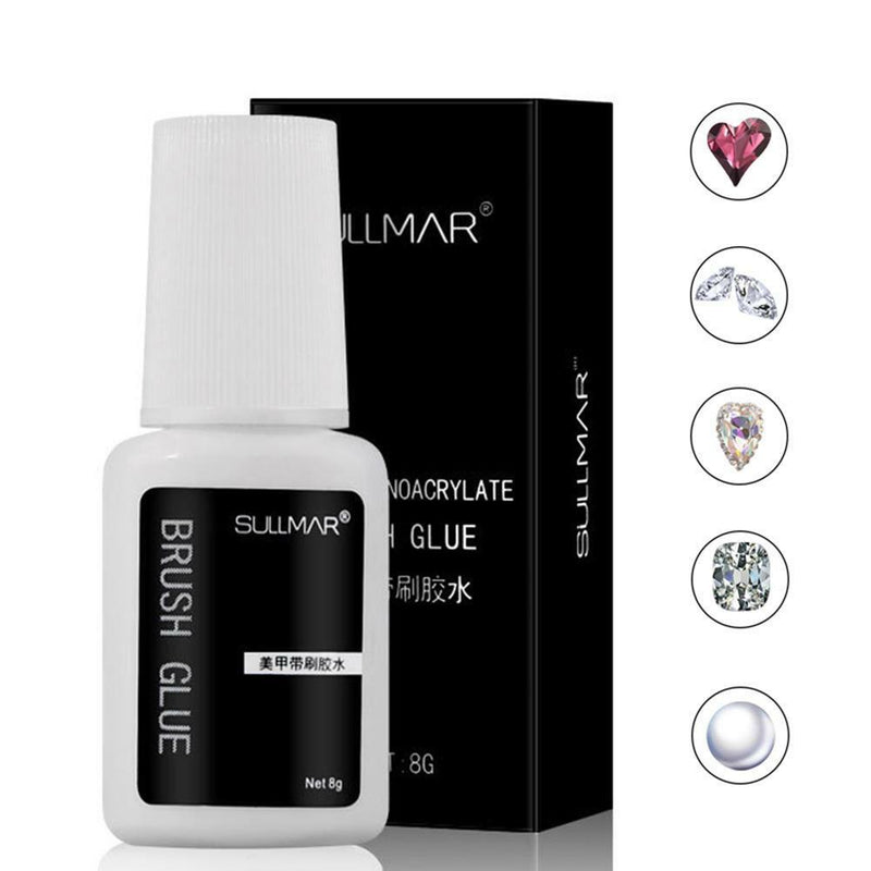 Nail Art Rhinestones DIY Gel Glue Adhesives Sticky Crystal Gems Diamond Decor