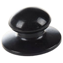 4.71mm Screw Black Plastic Cookware Pot Pan Lid Round Knob Replacement M6I9