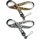 1pcs New Leopard Phone Neck Straps Lanyard For Keys Cheetah ID CaSE