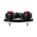 Aluminium Black Nylon Clip Cord Lock Cam Cleat Sailboat Kayak Dinghy Accessory