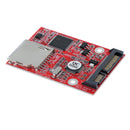 For SD SDHC Secure Digital MMC to SATA Adapter Converter  Support Windows Linux,