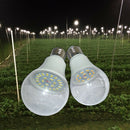 Waterproof E27 LED Indoor Plants Grow Light Bulbs 85-265V White Light
