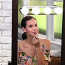 4 Bulb Led Makeup Mirror Light Suction Cup Installation Dressing Table Vani