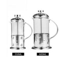 Stainless Steel Glass French Press Coffee Cup Tea Maker Cafetiere Filter Ki