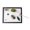 2pcs  Small Garden Mini Dry Landscape Bridge,Chair