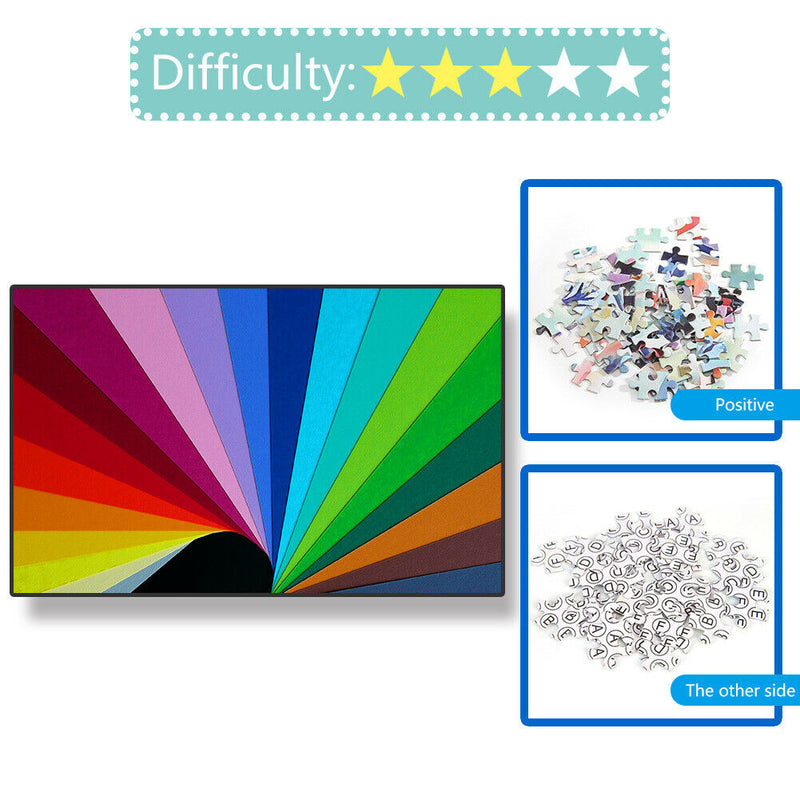 75 X 50cm 1000 Pieces Colorful Paper Jigsaw Puzzles Assembling Picture Toys