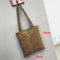 Leopard Print Pouch Women Crossbody School Shopping Shoulder Tote Bag