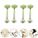 Natural Rose Quartz Facial Jade Stone Roller Massage Tools Face Massager