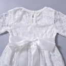 New Autumn Girls Princess Dress Long Sleeve Lace Hollow Elegant Cute ChildreE3K6