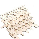 DIY Wooden Paint Rack Stand Painting Ink Bottle Storage Holder Organizer Pi R5E8