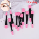 10Pc Disposable Double Ended Eye Shadow Applicator Sponge Makeup Brush Beauty Ew