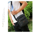 Men's Fashion Travel Cool Canvas Bag Men Messenger Crossbody Bags Shoulder