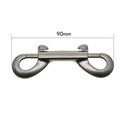 4-Pack Zinc Alloy Double Ended Bolt Snap Hook 3.5-1Inch Double End Snap Trigger