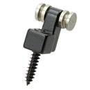 Set Of 10 Electric Guitar Roller String Trees Retainer With Screws Black