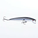 1pc 9.5cm/8.5g minnow hard fishing lure with hooks wobble floating crank bait ES